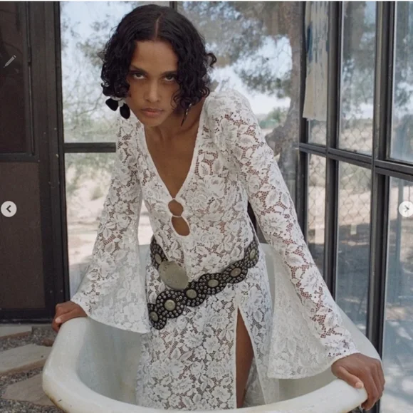 🍋For Love and Lemons Frances Maxi Dress - Picture 11 of 16